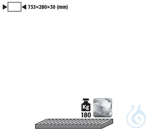 grid as storage level st. galv. for G90 B900 733x280x30