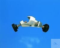 Double bosshead with clamping width 5 to 17 mm, die-cast zinc, chromed