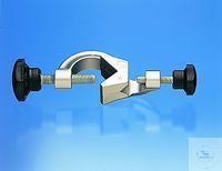Double bosshead with extra wide clamping width, 30 mm for main frame, 20 mm for