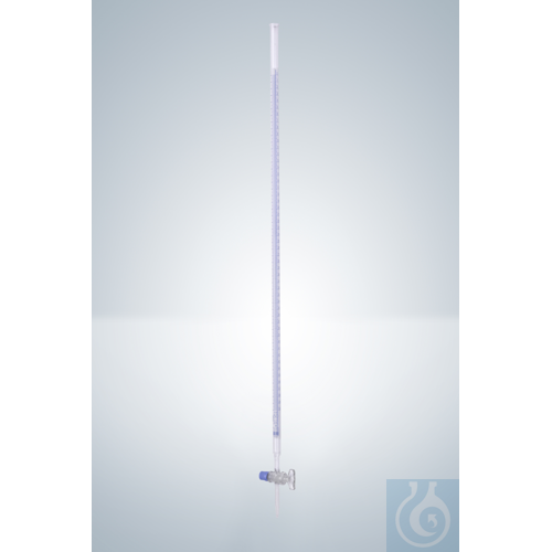 BURETTES CL. B SB 50:0,1 ML, STRAIGHT STOPCOCK