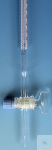 Burette/Schellbach 50 ml:1/10 with straight stopcock, cl. AS
