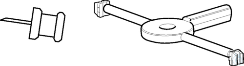 Safety plug tools, 5 pieces