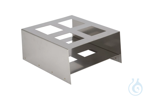 Stainless Steel Stand for 4 ratiolab® Pipet Boxes, 265 x 250 x 120 mm