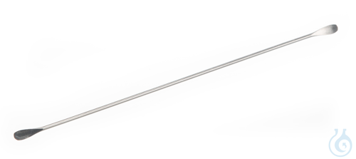 Double spatula-spoon shape 18/10 steel, LxW=210x5mm
