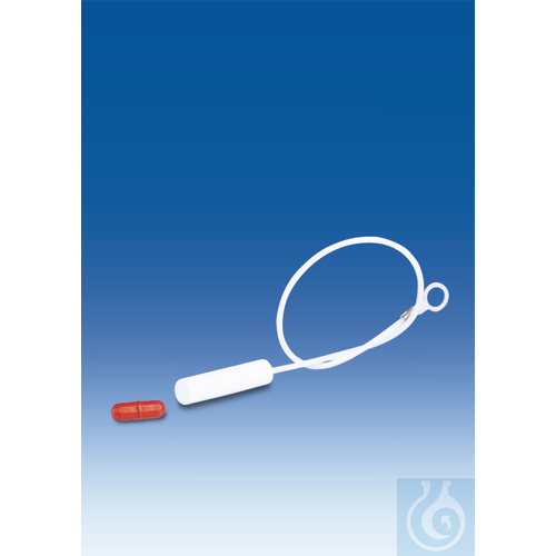 Magnetic stirrer retriever, PTFE, flexible, length 330 mm