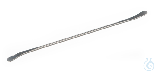 Double spatula-spoon shape 18/10 steel, LxW=210x12mm
