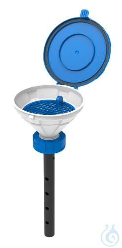 Funnel with lid ''MARCO'', V2.0, S60/61, Type 1, with lance (220 mm)