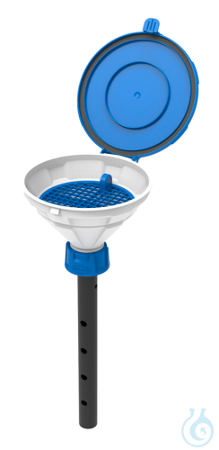 Funnel with lid ''MARCO'', V2.0, GL45, Type 1, with lance (220 mm)