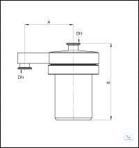 Inlet separator AKS 25, DN 25 KF