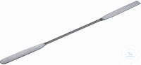 Micro Double Spatula St.St. 150 mm