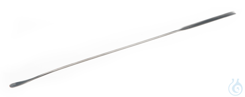 Spoon spatula 18/10 steel, LxW=210x5mm