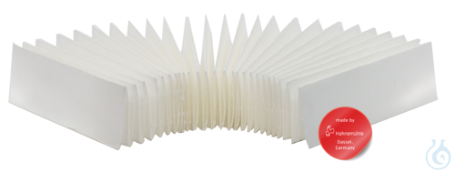 Seed testing paper 3236 ,grey, 110 g/sqm, pleated ,110 mm x 2 m, 50 double fld.,