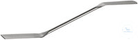 Double Spatula, bent, stainless steel, 185 mm