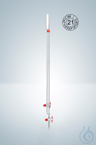 BANG BURETTES AS CC 10:0,02 ML, SB, STRAIGHT STOPCOCK PTFE KEY