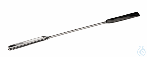 Mikro Scoop 18/10 steel, half-rounded, LxW=210x4mm