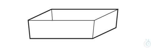 bottom collecting sump f/ DR sh.steel lam. for Q90/S90 B600 442x507x73