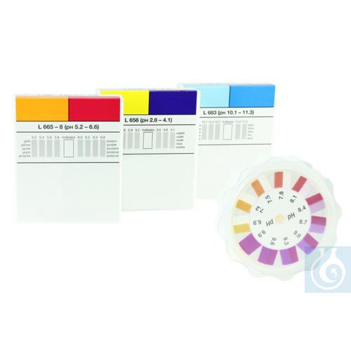 neoChoice PH-Indikatorpapiere Lyphan, 0,2 pH, 5,6 - 7,0 pH, 200 Stck./Pack