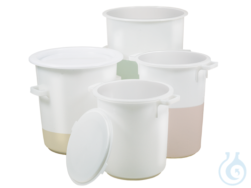 Tub round, HDPE, strong edge, carrying handles,50l