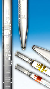 Graduated pipettes 0,5:0,01 ml class B white