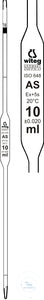 Volumetric pipettes with 2 marks class AS 100 ml