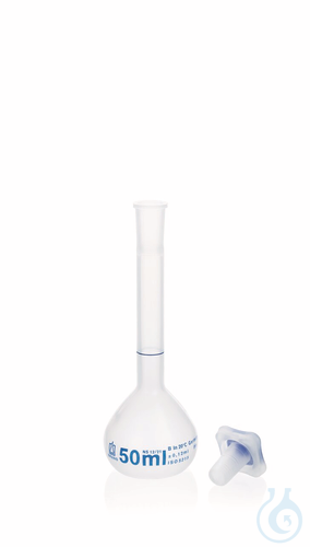 Vol.kolf PP hoge helderheid, 50 ml, NS 12/21, PP-stop