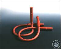 Gas securitytubing 2 m for Gas burner recording DIN 30 665 und alle Gase nach