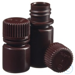Nalgene&trade; Opaque Amber HDPE Diagnostic Bottles without Closure: Bulk