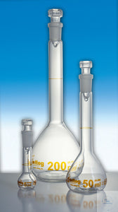Volumetric flasks, 10 ml, A, CC, ST 10/19,