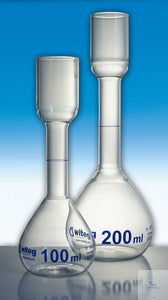 Volumetric flask for sugar analysis 100 ml
