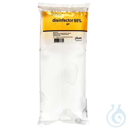 Plum Disinfector 85% 3766 - 1000 ml PE bag - gel