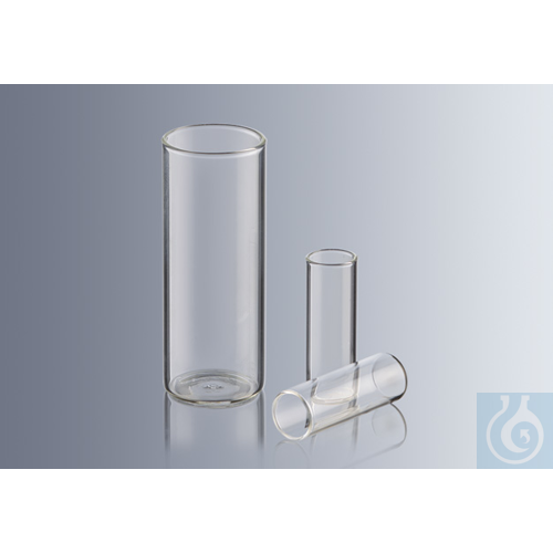 Flat bottom tubes 62x24 mm,