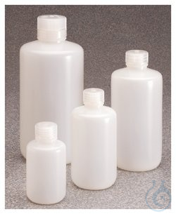 Nalgene&trade; LDPE Low Particulate/Low Metals Bottles with Closure