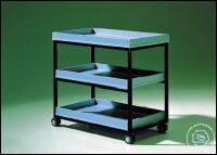 Laboratory cart VWL 41, with 3 shelves
