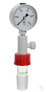 Pressure gauge stainless steel (compl.) thread GL 32 to cone size 29/32