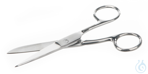 Laboratory scissor, stainless steel, magnetic, L=145mm