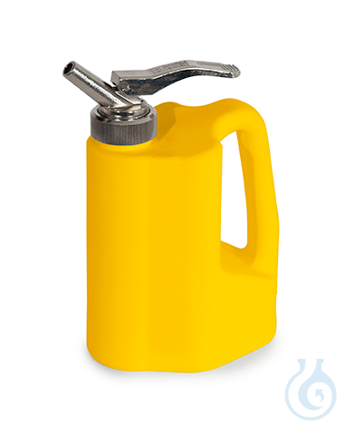 Safety can PE yellow V=1 L, 100x150x230