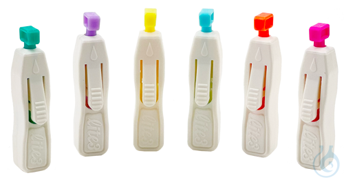 Safety blood lancets Safe Lite III, CE, packing unit 100 pieces purple