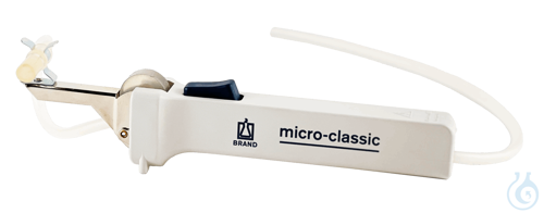 Pipetting aid ''micro-classic'', with tubing and adapter, for micropipettes and
