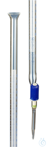 Burettes with Schellbach stripe, borosilicate glass 3.3 conformity certified 50