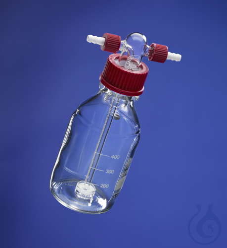 Gas Washing Bottle, FD 500 ml, Por. 1, GL 45