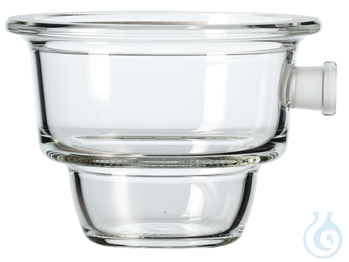 Desiccators, borosilicate glass 3.3 with cover with knob and side tube 20 cm