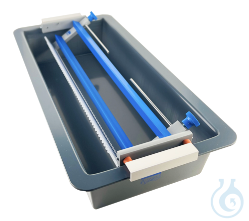 Staining bridge of PVC with staining tray of PVC