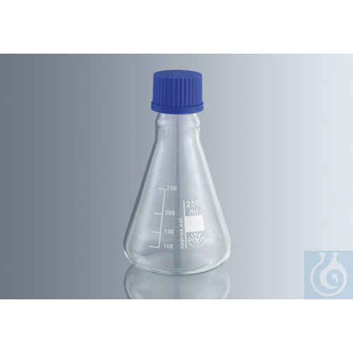 Erlenmeyer flasks 100 ml with screw cap,
