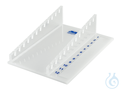 Rack of Plexiglas® for 12 microslides