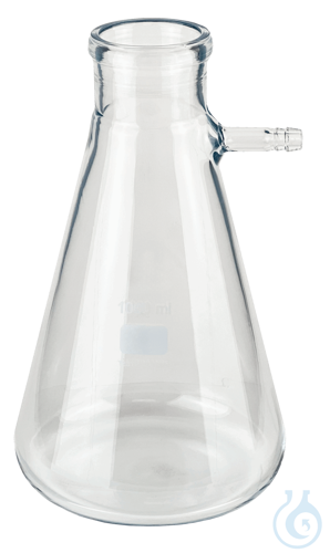 Filtering flasks of borosilicate glass 3.3 500 ml