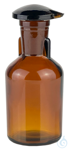 Dropping bottles TK, flat stopper amber glass 100 ml