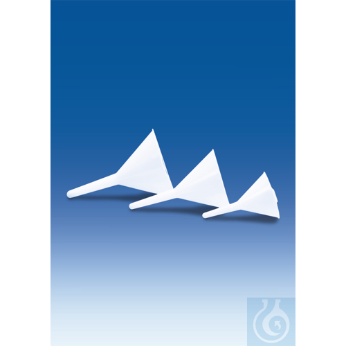 Funnel, PP, Ø 100 mm, stem Ø 8 mm