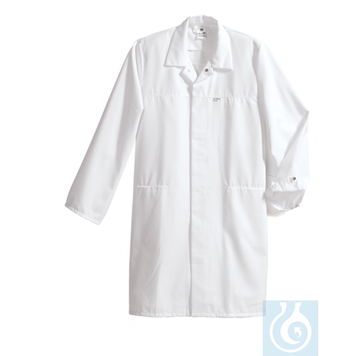 neoChoice Labormantel weiß, HACCP-gerecht, Mischgewebe, Gr. L