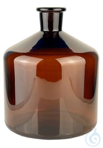 Bottles with ground joint 29/32 amber glass 2000 ml