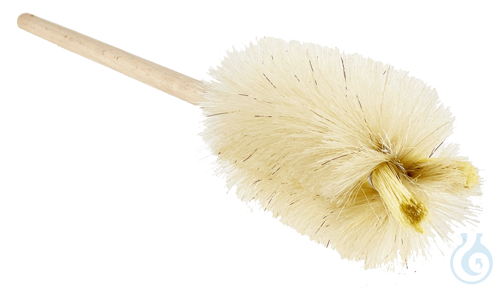 Brush for beakers, with wooden handle, made of nylon bristles 390x125x60 mm